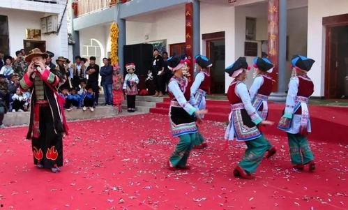 巍山彝族打歌视频,巍山打歌舞动民族韵律